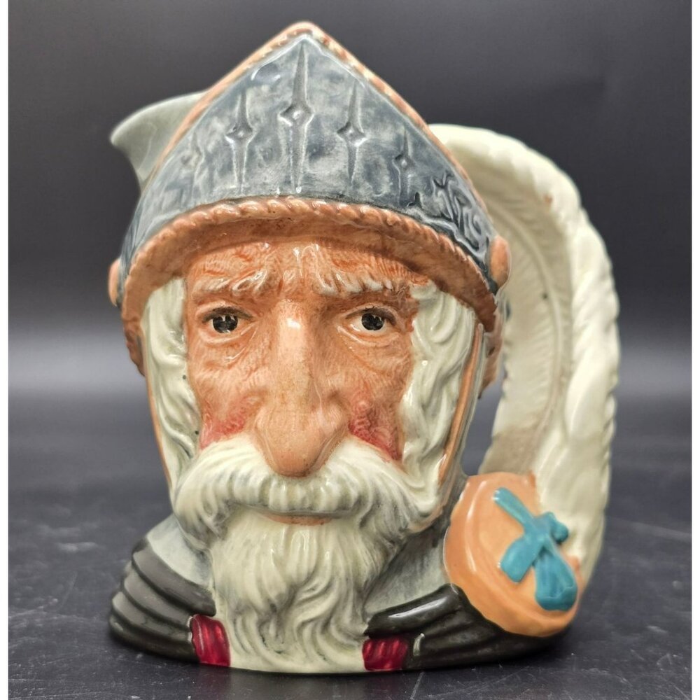 Vintage Don Quixote Toby Mug Pitcher Warrior Soldier Royal Doulton VL4014